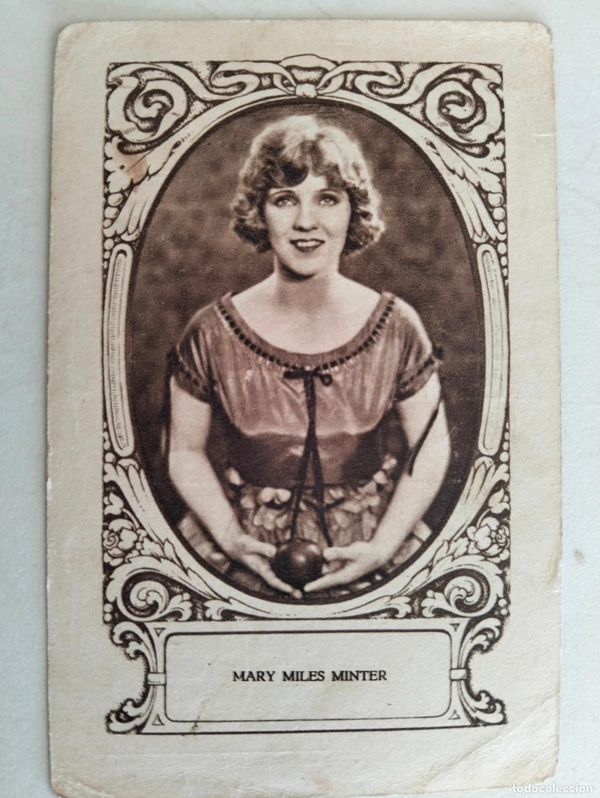 Sammeln alte Sammelbilder: CROMO FOTOGRAFIA, MARY MILES MINTER, SERIE G, N&ordm; 16, PUBLICIDAD CHOCOLATES SOLSONA, A&Ntilde;OS 30