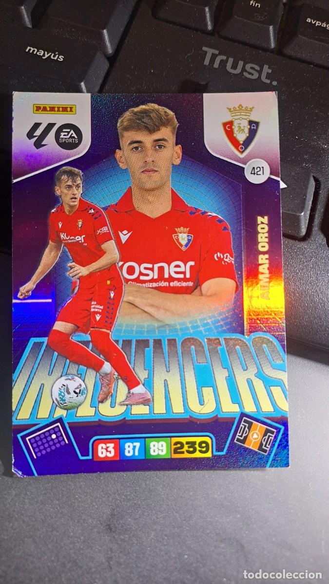 Colecionismo Cromos antigos: ADRENALYN XL AIMAR OROZ 421 INFLUENCERS 421 OSASUNA CROMO LIGA 2025 2026 25 26 PANINI