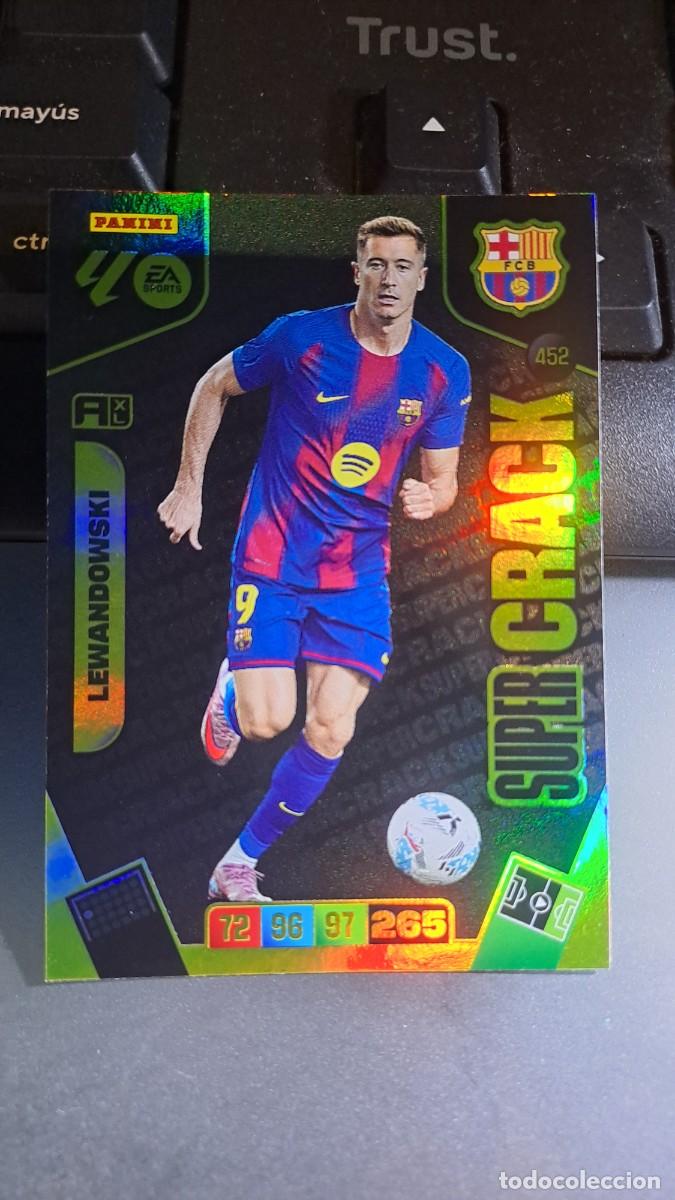 Coleccionismo cromos antiguos: ADRENALYN XL LEWANDOWSKI 452 SUPER CRACK 452 BARCELONA CROMO LIGA 2025 2026 25 26 PANINI