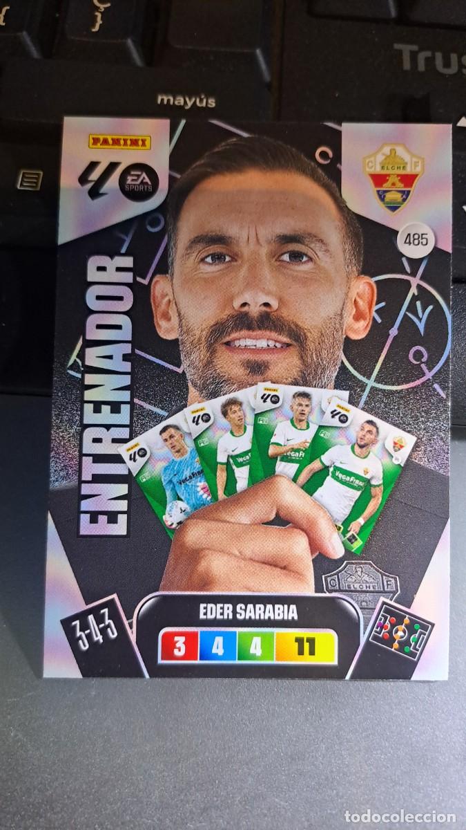 Coleccionismo cromos antiguos: ADRENALYN XL EDER SARABIA 485 ENTRENADOR ELCHE 485 CROMO LIGA 2025 2026 25 26 PANINI