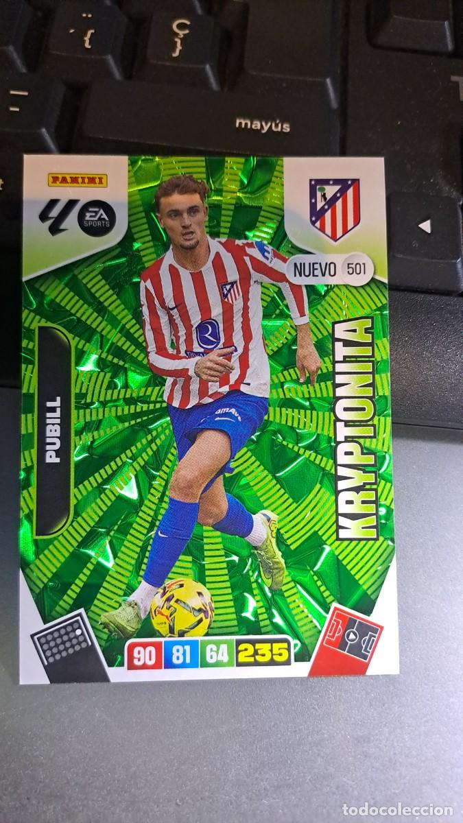 Collectionnisme Cartes &agrave; collectionner anciennes: ADRENALYN XL PUBILL 501 NUEVO KRYPTONITA 501 ATLETICO DE MADRID CROMO LIGA 2025 2026 25 26 PANINI