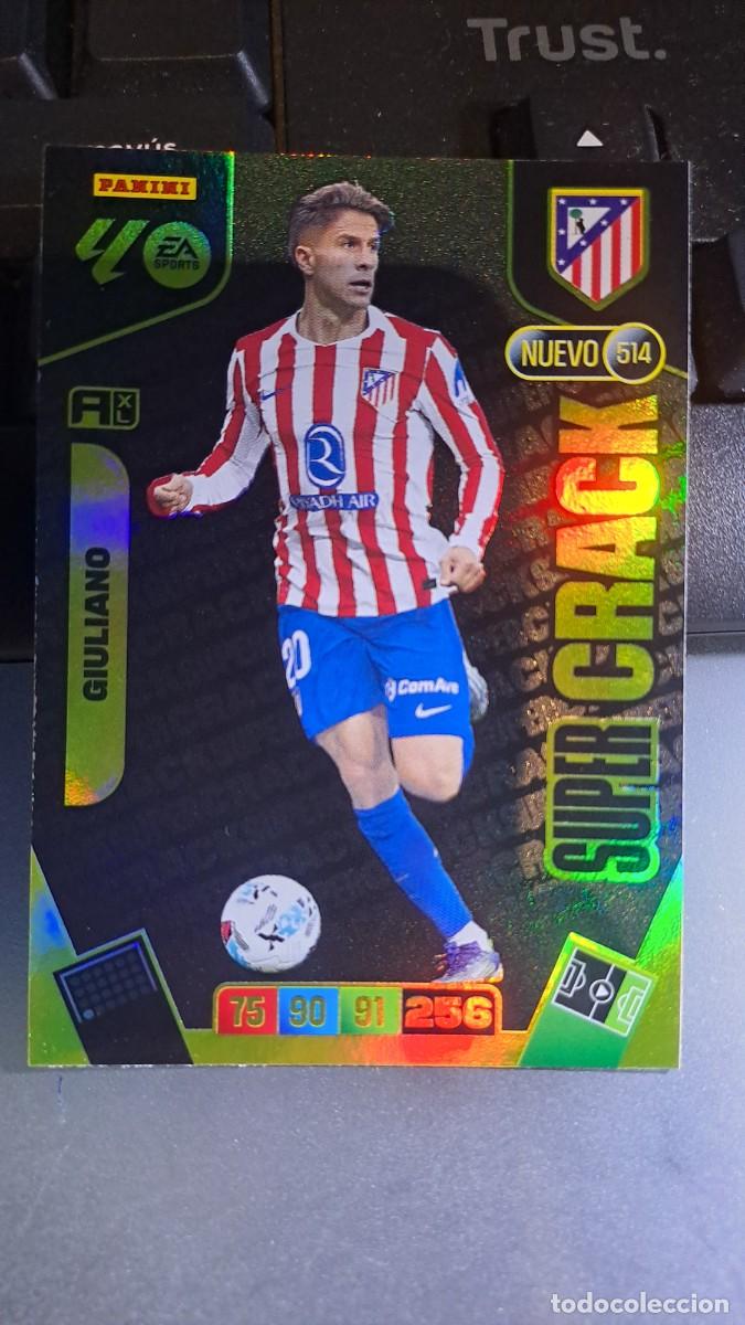 Coleccionismo cromos antiguos: ADRENALYN XL GIULIANO 514 NUEVO SUPER CRACK 514 ATLETICO DE MADRID CROMO LIGA 2025 2026 25 26 PANINI