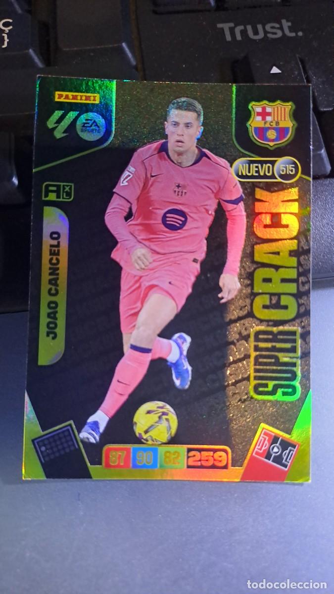 Coleccionismo cromos antiguos: ADRENALYN XL JOAO CANCELO 515 NUEVO SUPER CRACK 515 BARCELONA CROMO LIGA 2025 2026 25 26 PANINI