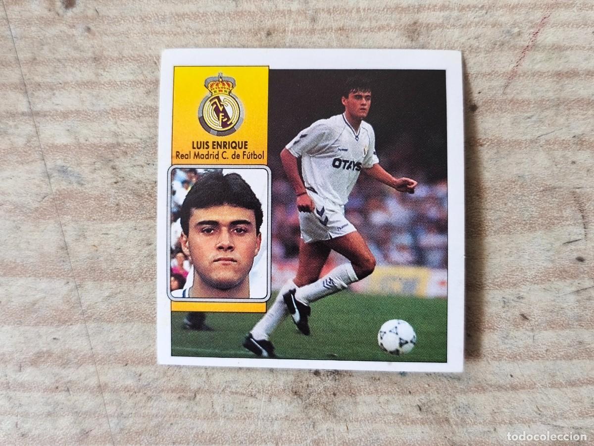 Coleccionismo cromos antiguos: Cromo Este 1992-1993 - 92-93 - Luis Enrique Real Madrid - Sin Pegar