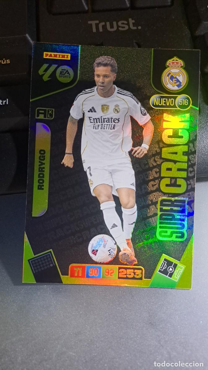 Coleccionismo cromos antiguos: ADRENALYN XL RODRYGO 516 NUEVO SUPER CRACK 516 REAL MADRID CROMO LIGA 2025 2026 25 26 PANINI