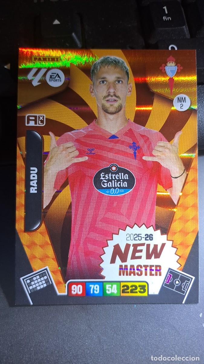 Coleccionismo cromos antiguos: ADRENALYN XL RADU NEW MASTER 2 NM 2 CELTA DE VIGO CROMO LIGA 2025 2026 25 26 PANINI