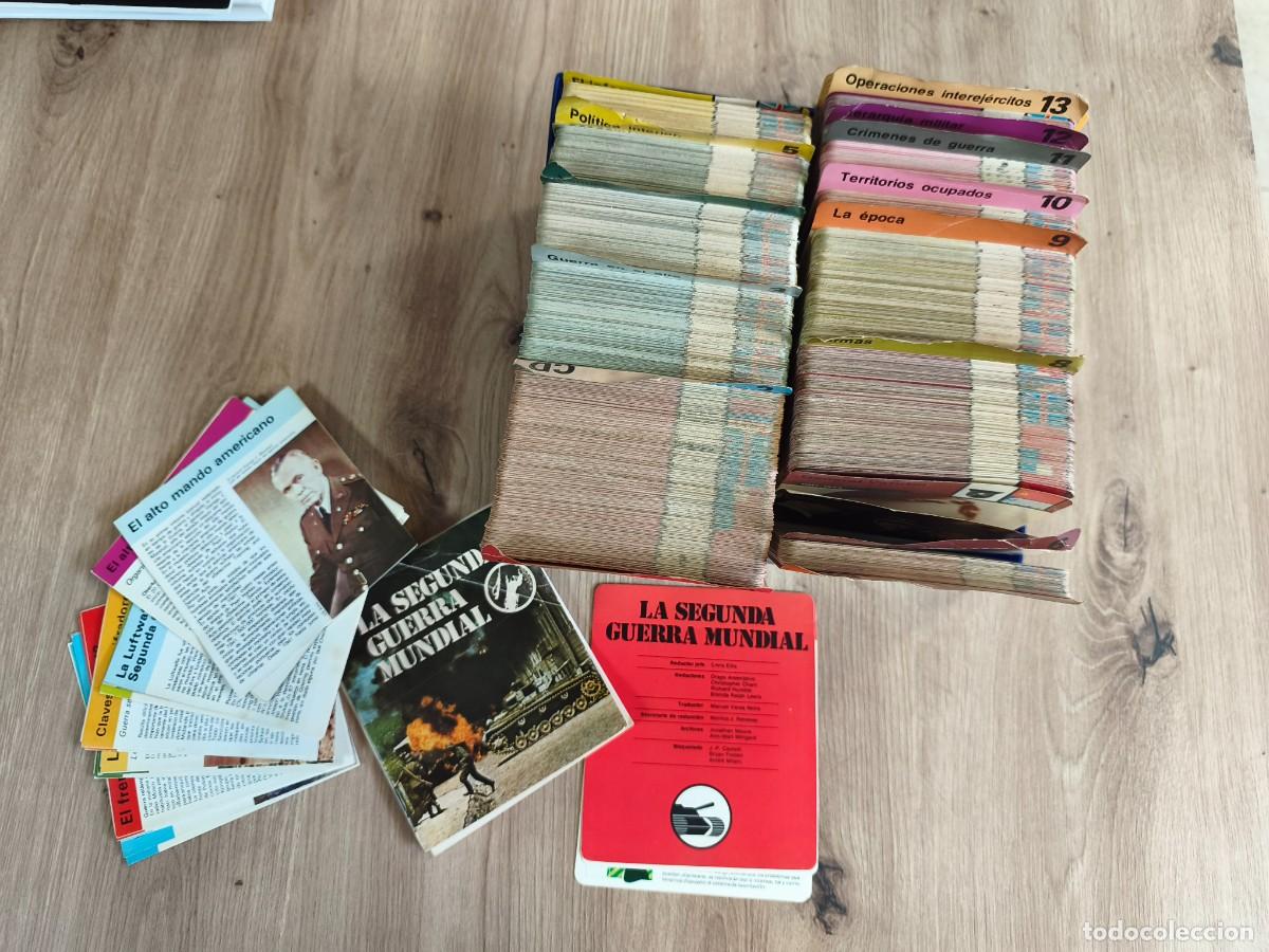 Coleccionismo cromos antiguos: Fichas SAPE La segunda guerra mundial + 1700 fichas