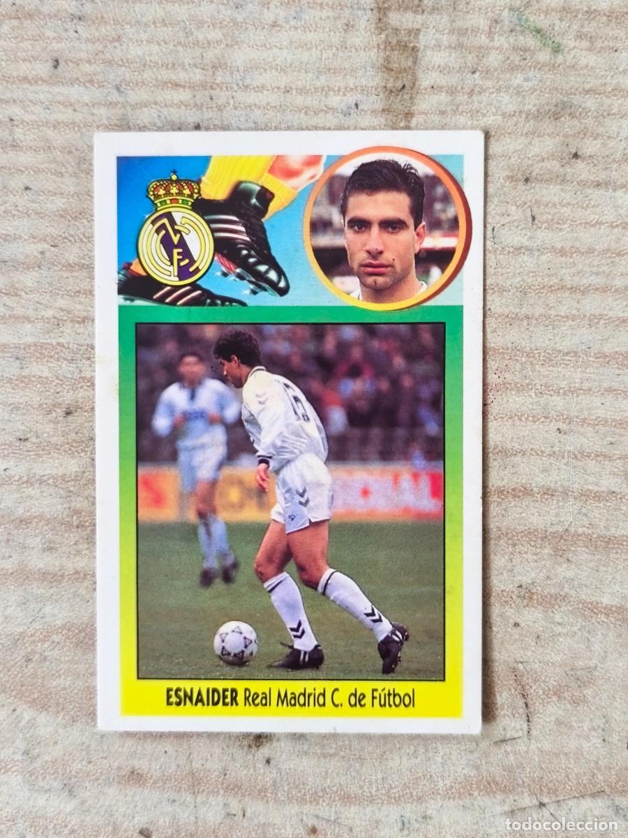 Coleccionismo cromos antiguos: Cromo Este 1993-1994 - 93-94 - Esnaider - Real Madrid - Sin Pegar