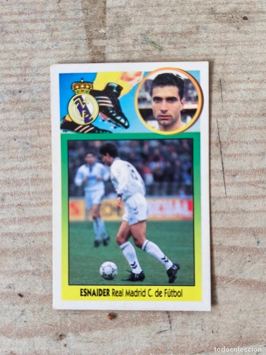 Coleccionismo cromos antiguos: Cromo Este 1993-1994 - 93-94 - Esnaider Real Madrid - Sin Pegar