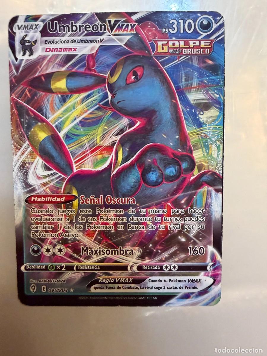 Coleccionismo cromos antiguos: umbreon Vmax 095/203