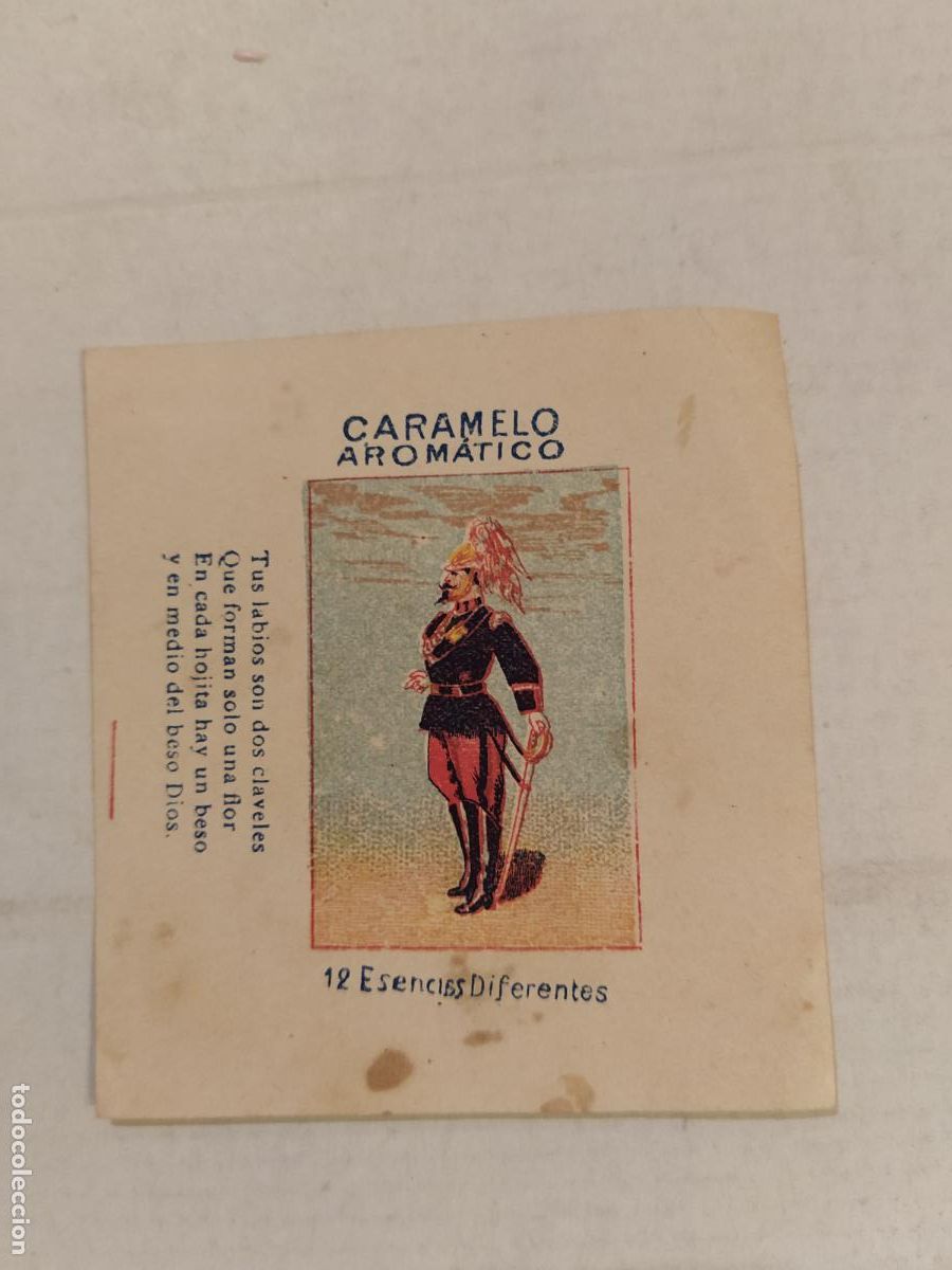 Coleccionismo cromos antiguos: SOLDADO - CROMO ANTIGUO - CARAMELO AROMATICO - (116.266)