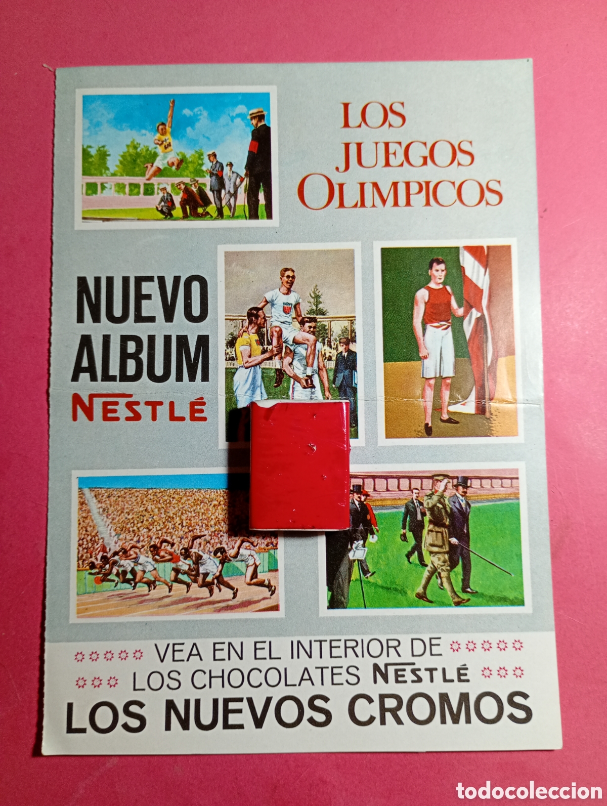 Coleccionismo cromos antiguos: LOS JUEGOS OL&Iacute;MPICOS NUEVO ALBUM CROMOS NESTLE 1964 HOJA PEDIDO LIBRER&Iacute;A CON BONO OFERTA ESPECIAL
