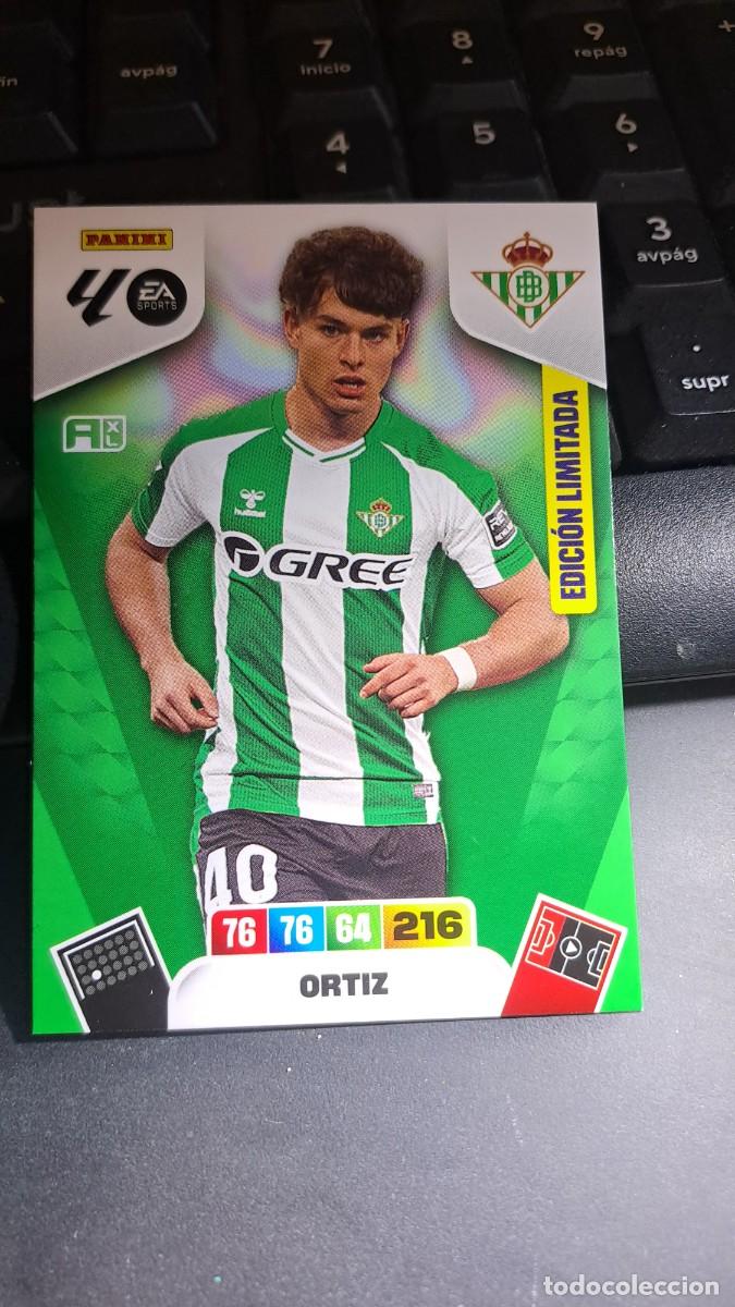 Coleccionismo cromos antiguos: ADRENALYN XL ORTIZ EDICION LIMITADA BETIS CROMO LIGA 2025 2026 25 26 PANINI
