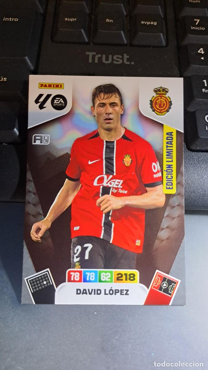 Coleccionismo cromos antiguos: ADRENALYN XL DAVID LOPEZ EDICION LIMITADA MALLORCA CROMO LIGA 2025 2026 25 26 PANINI