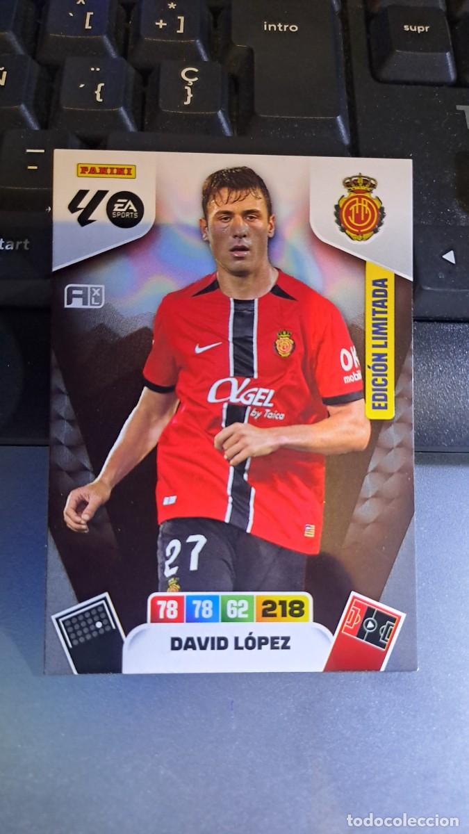 Coleccionismo cromos antiguos: ADRENALYN XL DAVID LOPEZ EDICION LIMITADA MALLORCA CROMO LIGA 2025 2026 25 26 PANINI