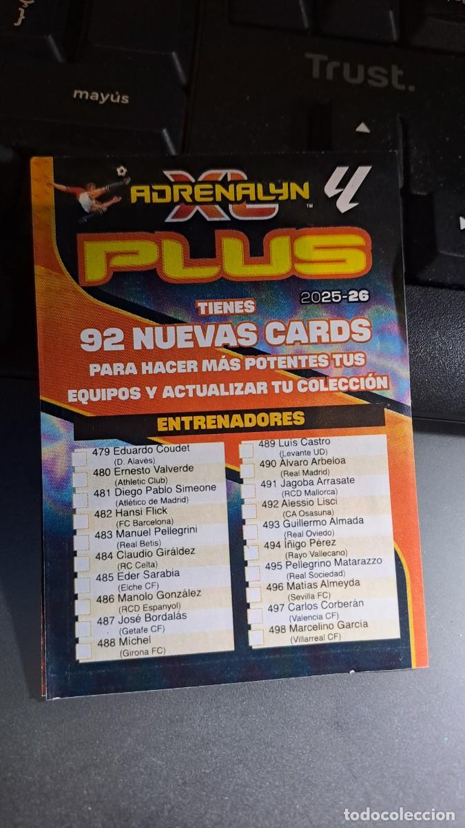 Coleccionismo cromos antiguos: ADRENALYN XL INDICE PLUS CROMO LIGA 2025 2026 25 26 PANINI
