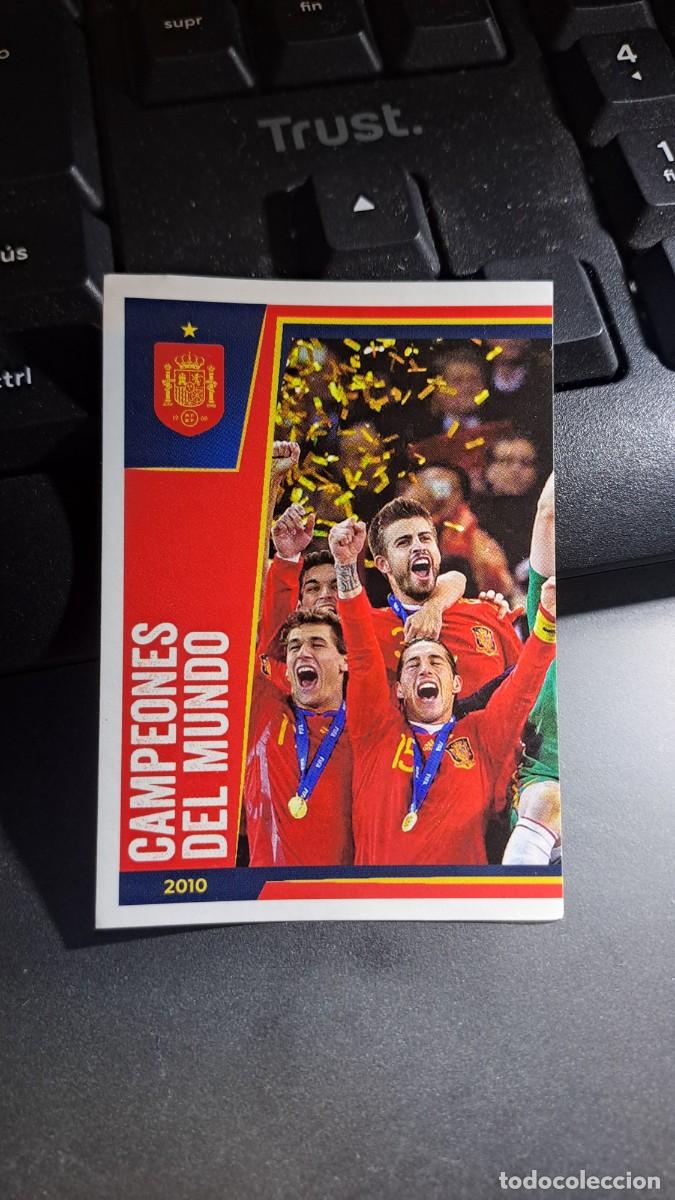 Coleccionismo cromos antiguos: CROMO CAMPEONES DEL MUNDO 2010 1 ESPA&Ntilde;A VAMOS SELECCION 1 ESPA&Ntilde;OLA EURO 2024 CARREFOUR PANINI