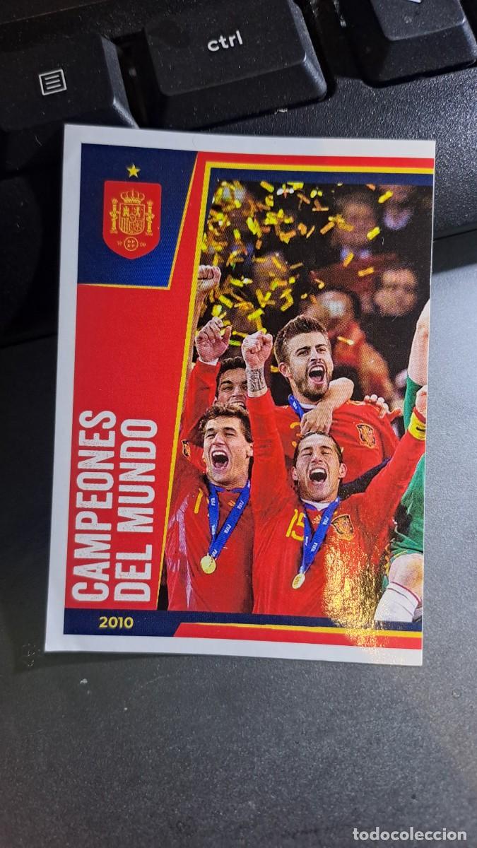 Coleccionismo cromos antiguos: CROMO CAMPEONES DEL MUNDO 2010 1 ESPA&Ntilde;A VAMOS SELECCION 1 ESPA&Ntilde;OLA EURO 2024 CARREFOUR PANINI