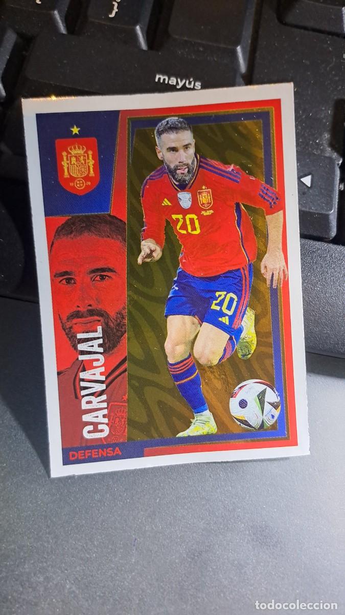 Coleccionismo cromos antiguos: CROMO 9 CARVAJAL 9 ESPA&Ntilde;A VAMOS SELECCION 9 SELECCION ESPA&Ntilde;OLA EURO 2024 CARREFOUR PANINI