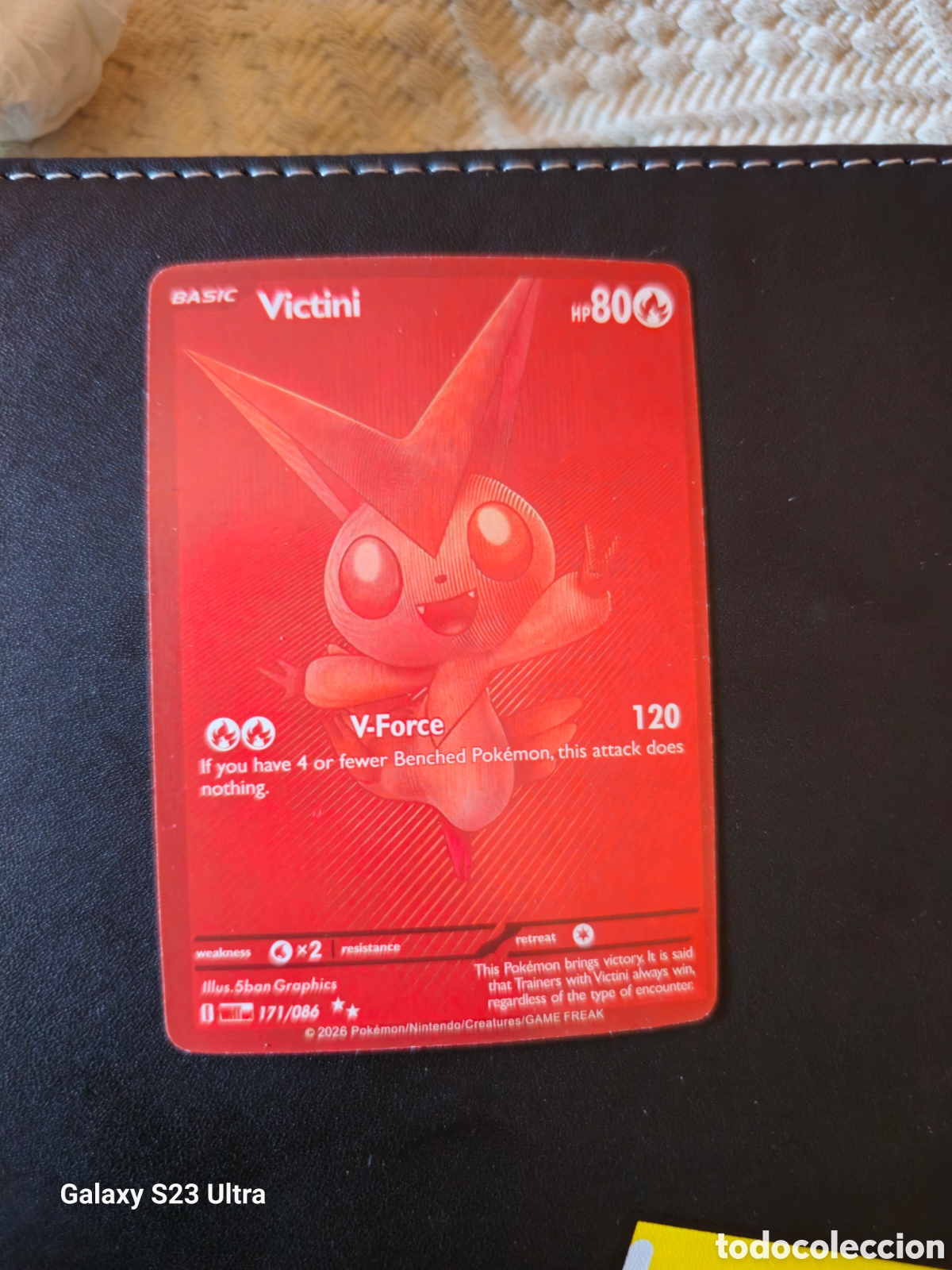 Coleccionismo cromos antiguos: Pok&eacute;mon - 1 Card - Victini 171/066 Secreta rara, Foil - Black & White