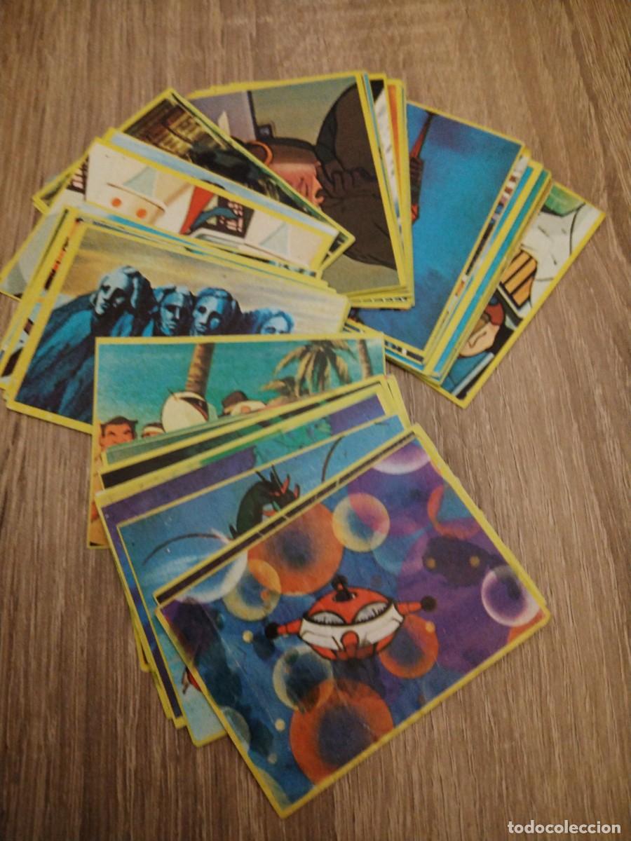 Coleccionismo cromos antiguos: La batalla de los planetas- Danone- a&ntilde;os 70- lote de 45 cromos