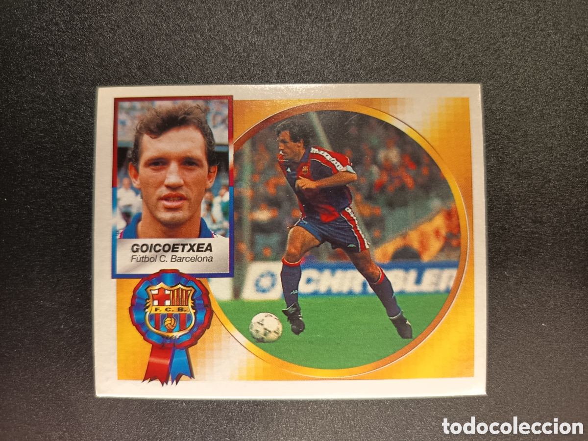 Coleccionismo cromos antiguos: GOICOETXEA FC BARCELONA LIGA 94-95 1994-95 1994 1995 EDICIONES ESTE BAJA SIN PEGAR