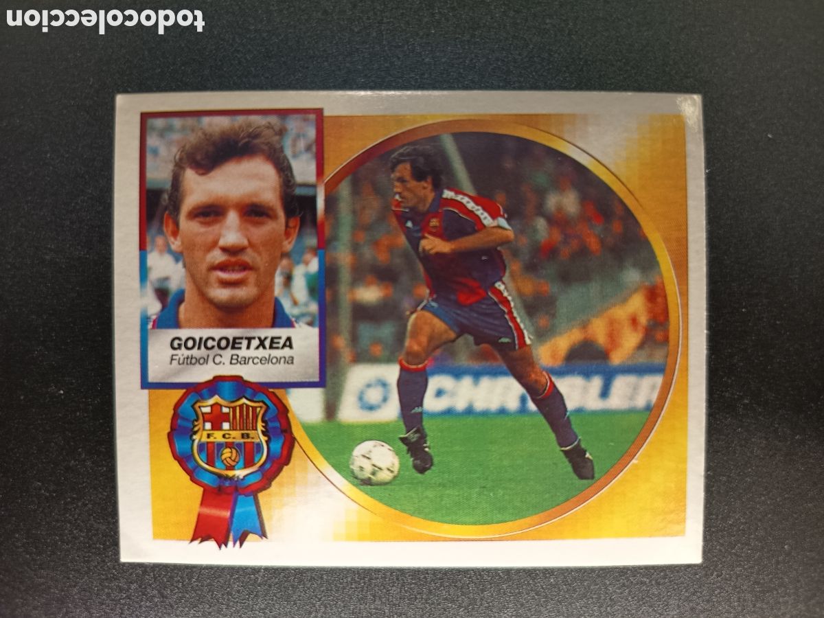 Coleccionismo cromos antiguos: GOICOETXEA FC BARCELONA LIGA 94-95 1994-95 1994 1995 EDICIONES ESTE BAJA SIN PEGAR