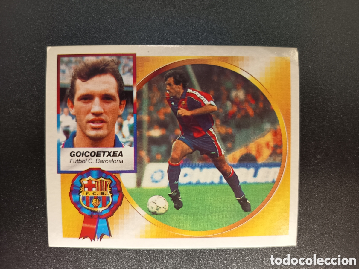 Coleccionismo cromos antiguos: GOICOETXEA FC BARCELONA LIGA 94-95 1994-95 1994 1995 EDICIONES ESTE BAJA SIN PEGAR