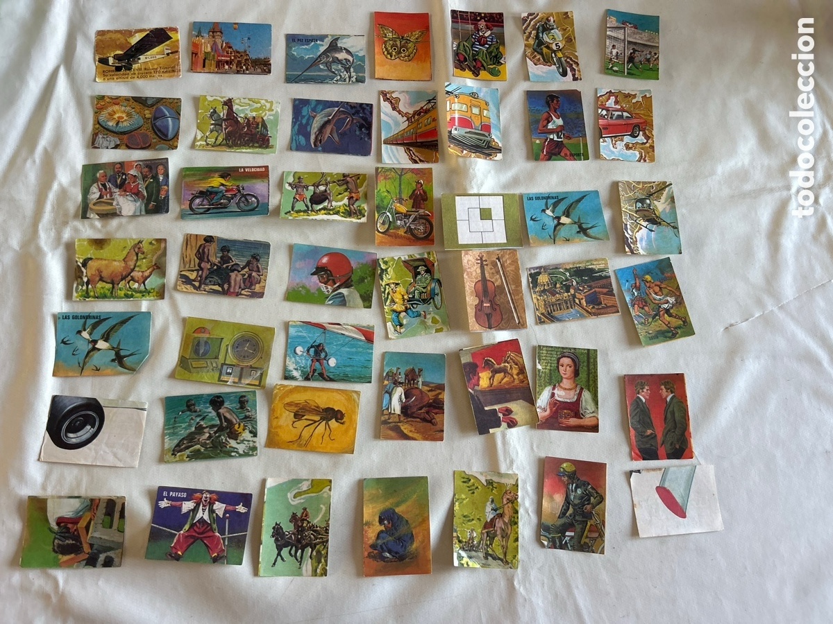 Coleccionismo cromos antiguos: Lote 45 cromos.El libro de las adivinanzas 2.Bimbo.1974