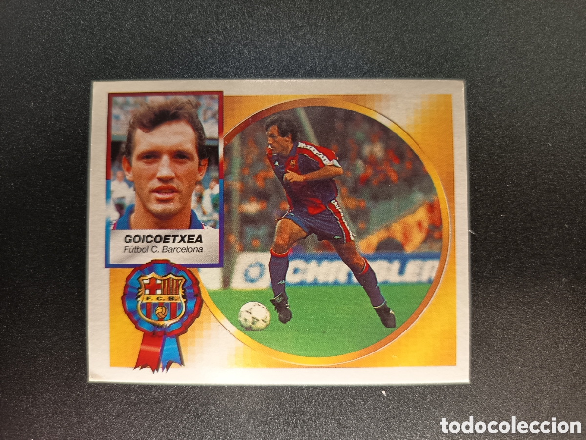 Coleccionismo cromos antiguos: GOICOETXEA FC BARCELONA LIGA 94-95 1994-95 1994 1995 EDICIONES ESTE BAJA SIN PEGAR