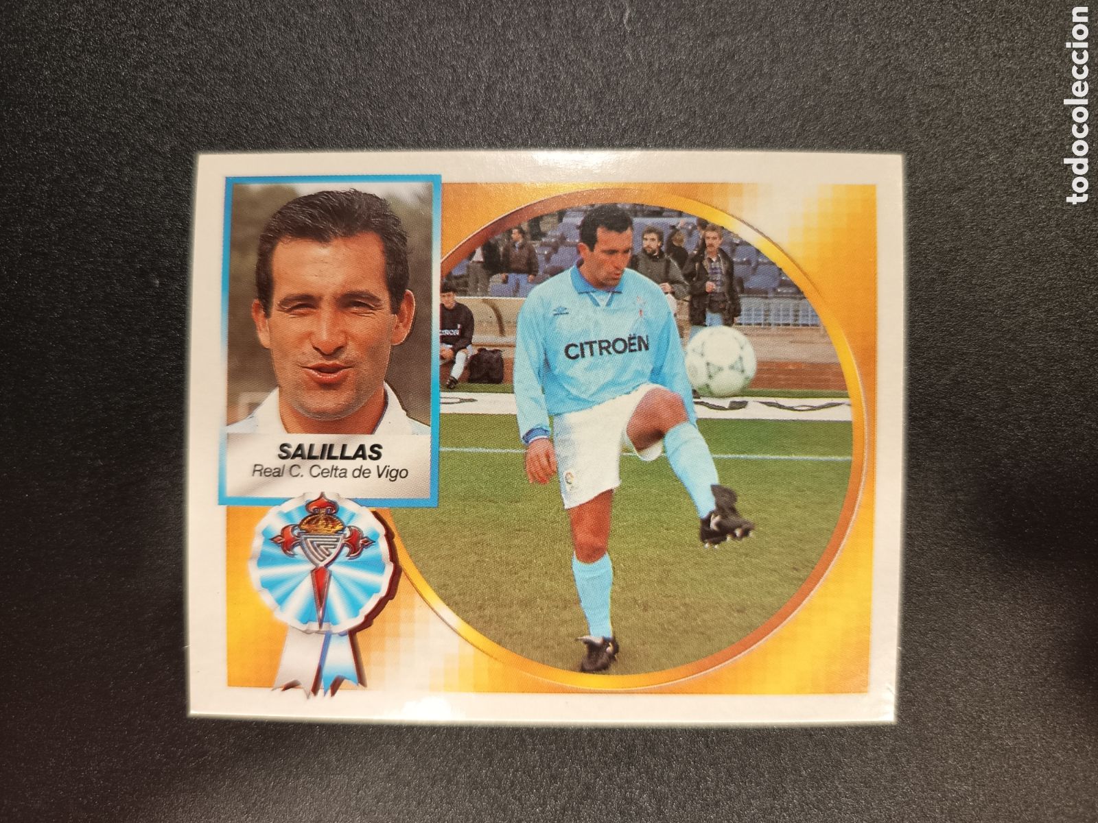 Collectable Antique Stickers: SALILLAS CELTA DE VIGO LIGA 94-95 1994-95 1994 1995 EDICIONES ESTE BAJA SIN PEGAR