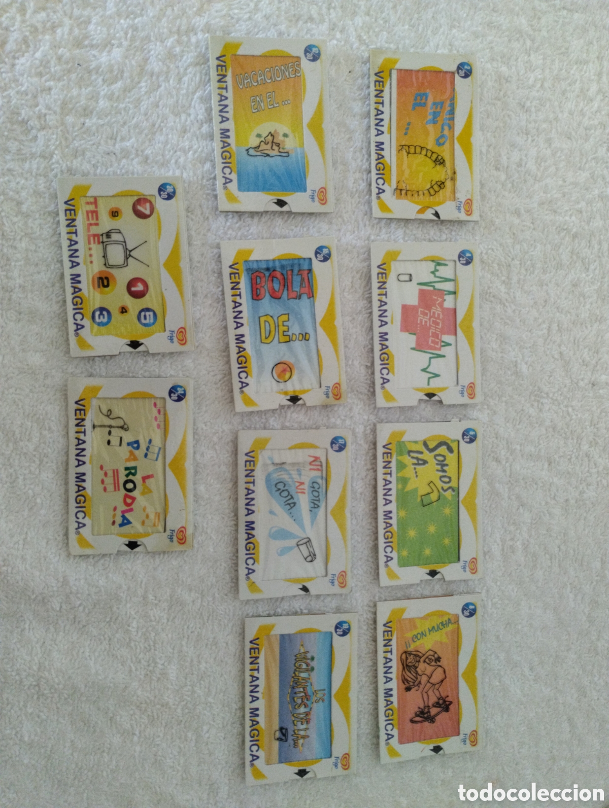 Coleccionismo cromos antiguos: Lote La Ventana Magica Frigo