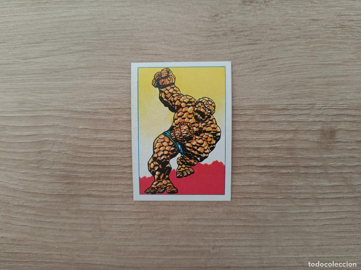 Coleccionismo cromos antiguos: CROMO EDITORIAL FHER 1981 SUPERHEROES 1 LA COSA SIN PEGAR NUNCA PEGADO D726