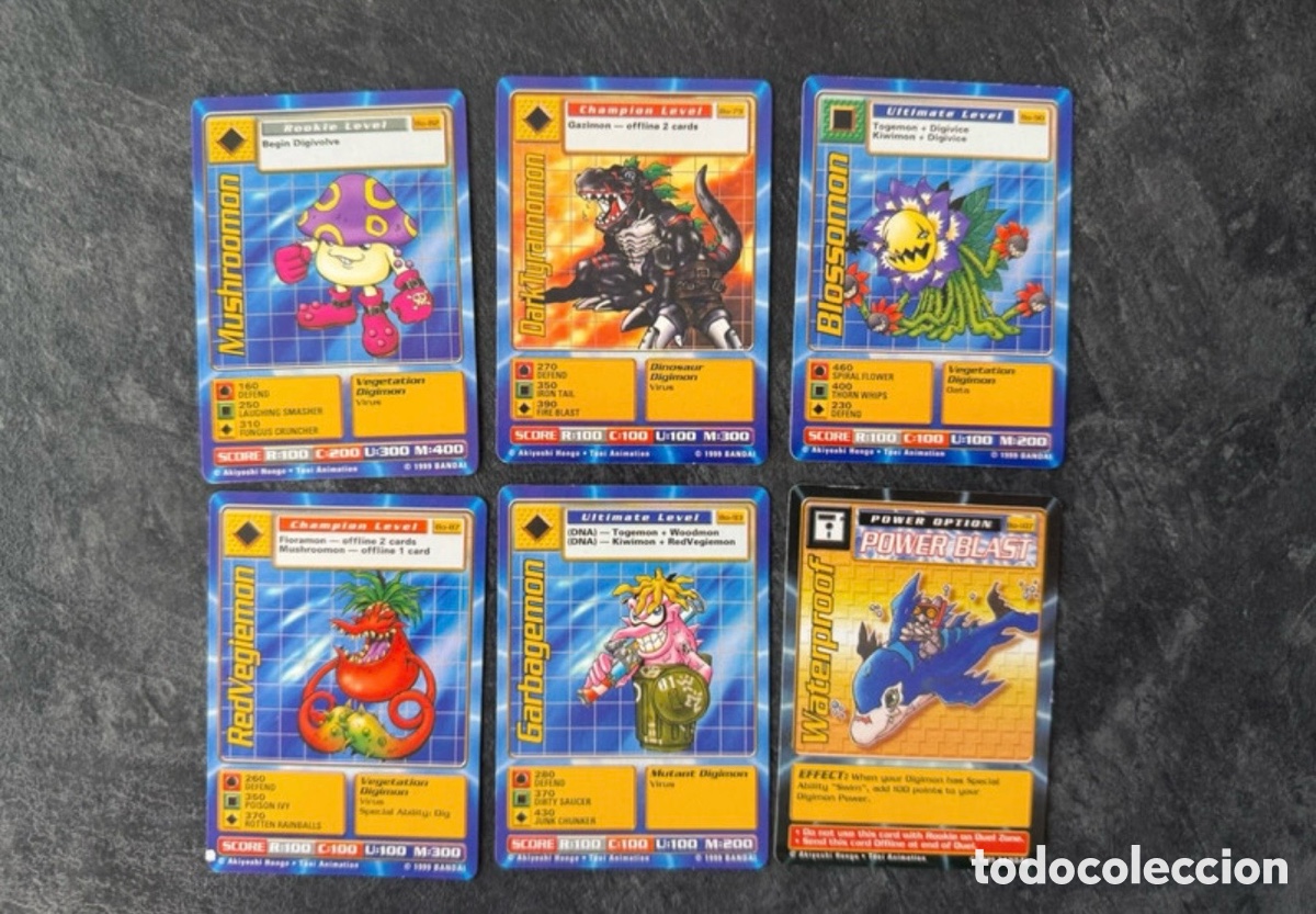 Coleccionismo cromos antiguos: Cartas didi batle coleccionables digimon