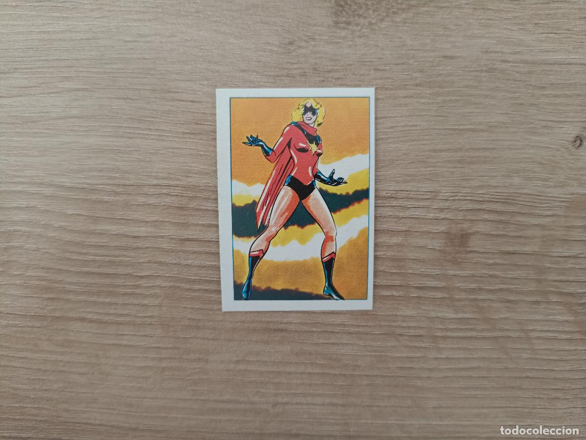 Collezionismo Figurine antiche: CROMO EDITORIAL FHER 1981 SUPERHEROES 8 MISS MARVEL SIN PEGAR NUNCA PEGADO D726