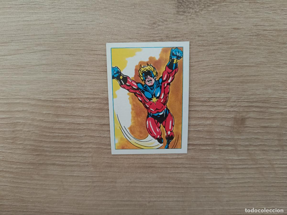 Coleccionismo cromos antiguos: CROMO EDITORIAL FHER 1981 SUPERHEROES 15 CAPITAN MARVEL SIN PEGAR NUNCA PEGADO D726