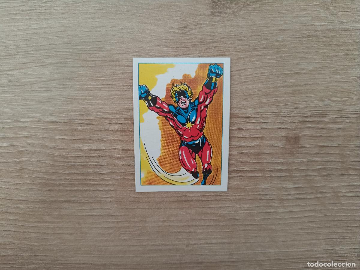 Coleccionismo cromos antiguos: CROMO EDITORIAL FHER 1981 SUPERHEROES 15 CAPITAN MARVEL SIN PEGAR NUNCA PEGADO D726
