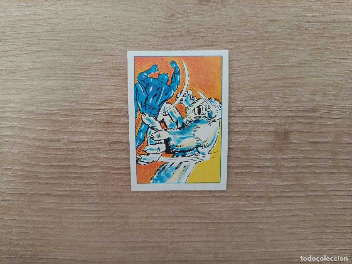 Coleccionismo cromos antiguos: CROMO EDITORIAL FHER 1981 SUPERHEROES 21 LA PANTERA NEGRA CONTRA EL MONSTRUO SIN PEGAR D726