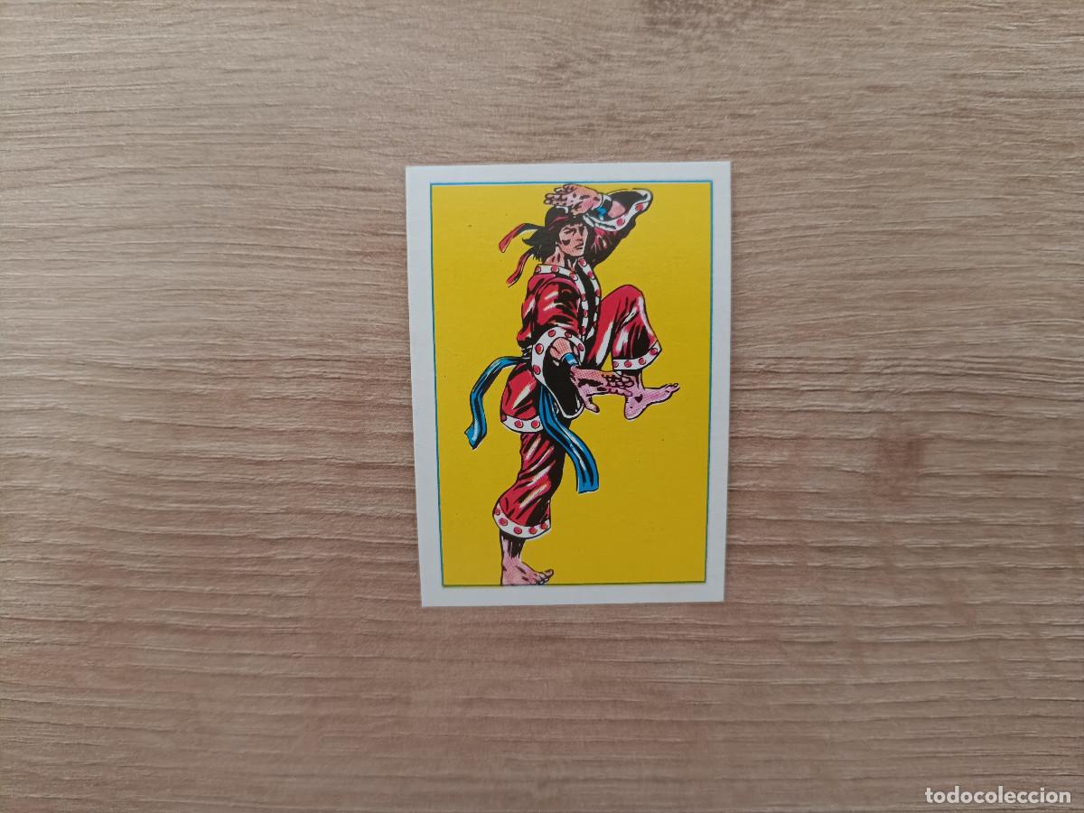 Coleccionismo cromos antiguos: CROMO EDITORIAL FHER 1981 SUPERHEROES 26 EL MAESTRO DE KUNG FU SIN PEGAR NUNCA PEGADO D726