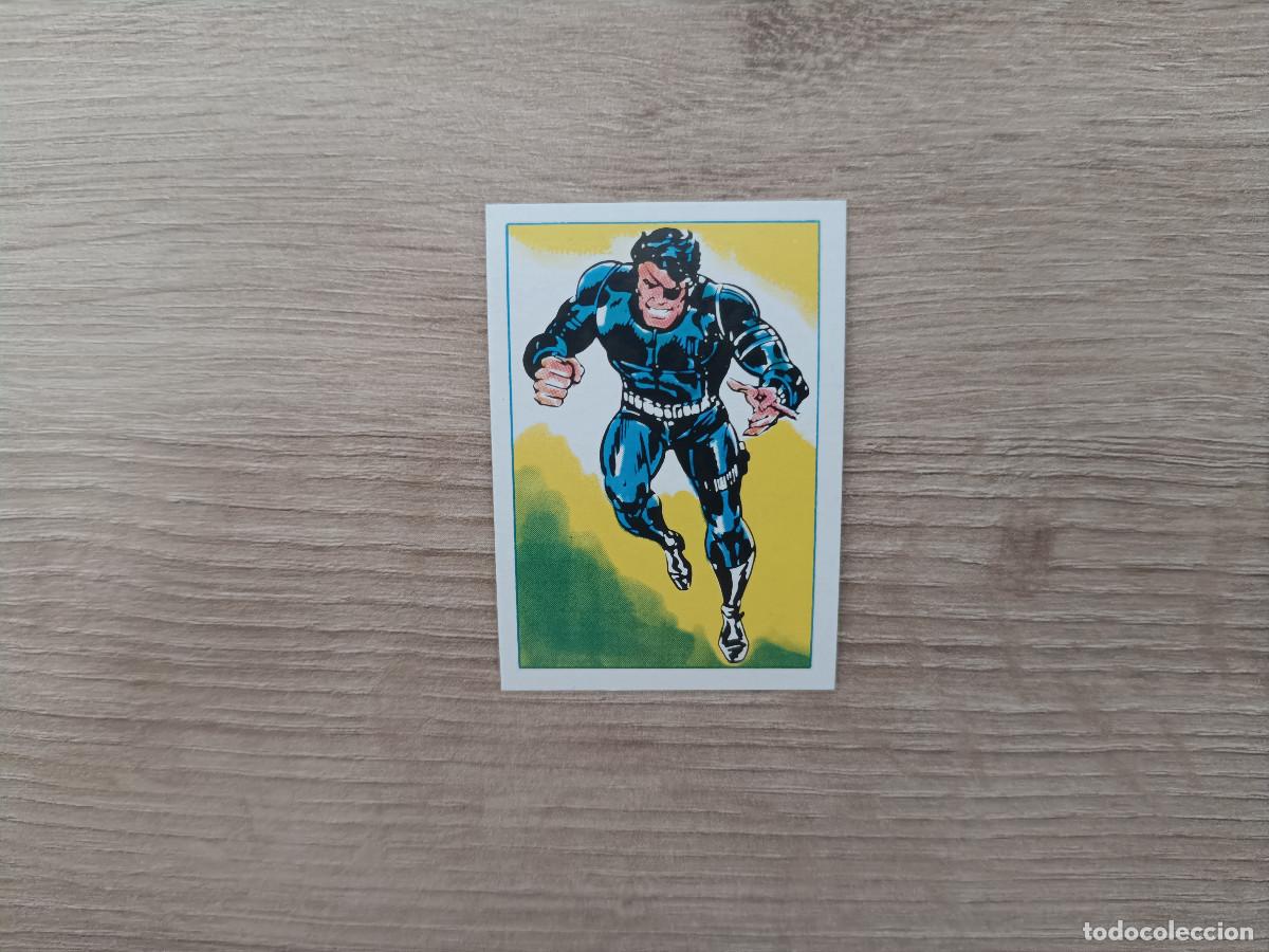 Coleccionismo cromos antiguos: CROMO EDITORIAL FHER 1981 SUPERHEROES 29 NICK FURIA SIN PEGAR NUNCA PEGADO D726