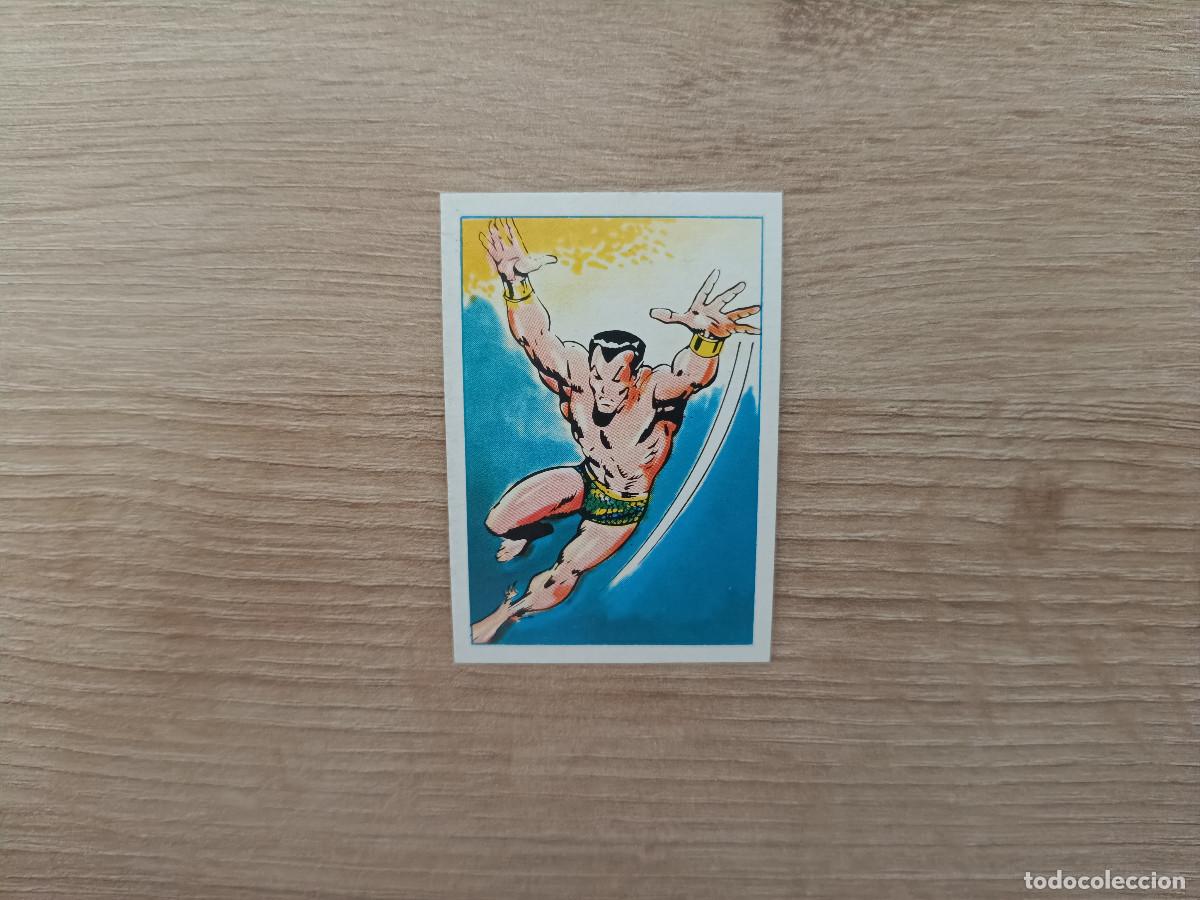 Coleccionismo cromos antiguos: CROMO EDITORIAL FHER 1981 SUPERHEROES 36 NAMOR SIN PEGAR NUNCA PEGADO D726