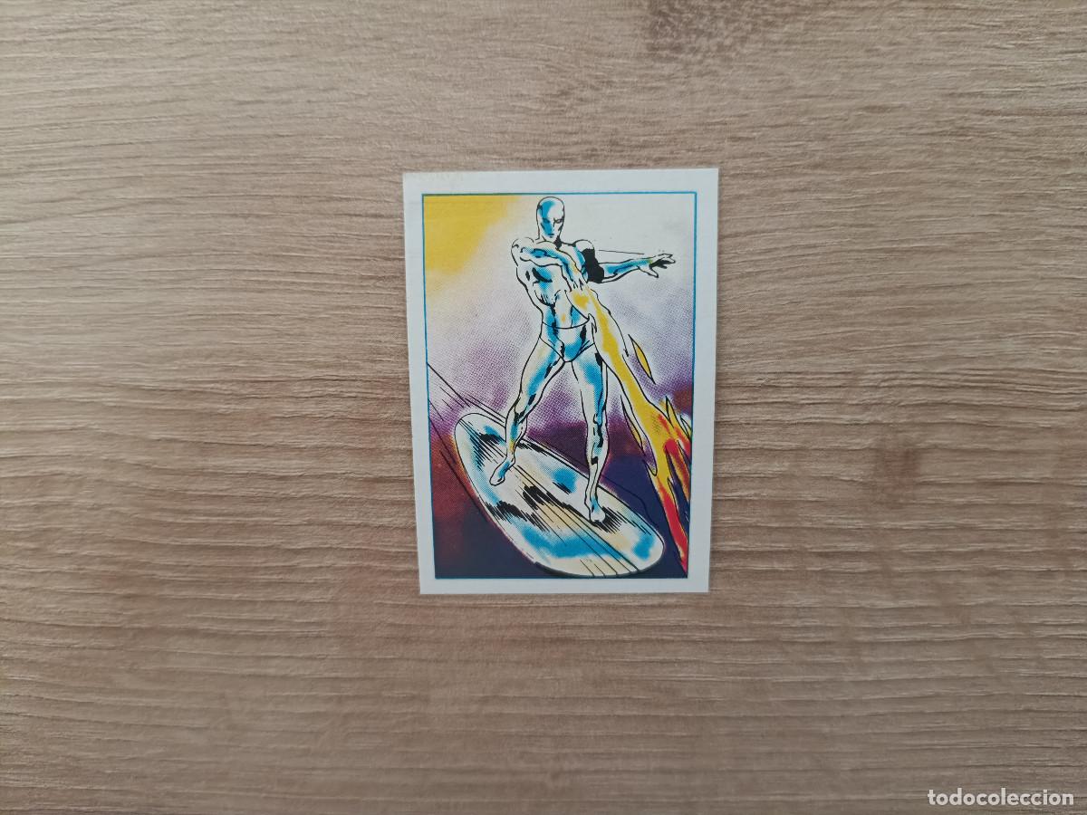 Coleccionismo cromos antiguos: CROMO EDITORIAL FHER 1981 SUPERHEROES 40 SURFISTA DE PLATA SIN PEGAR NUNCA PEGADO D726