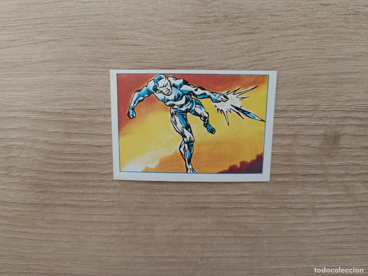 Coleccionismo cromos antiguos: CROMO EDITORIAL FHER 1981 SUPERHEROES 49 HOMBRE DE HIELO SIN PEGAR NUNCA PEGADO D726