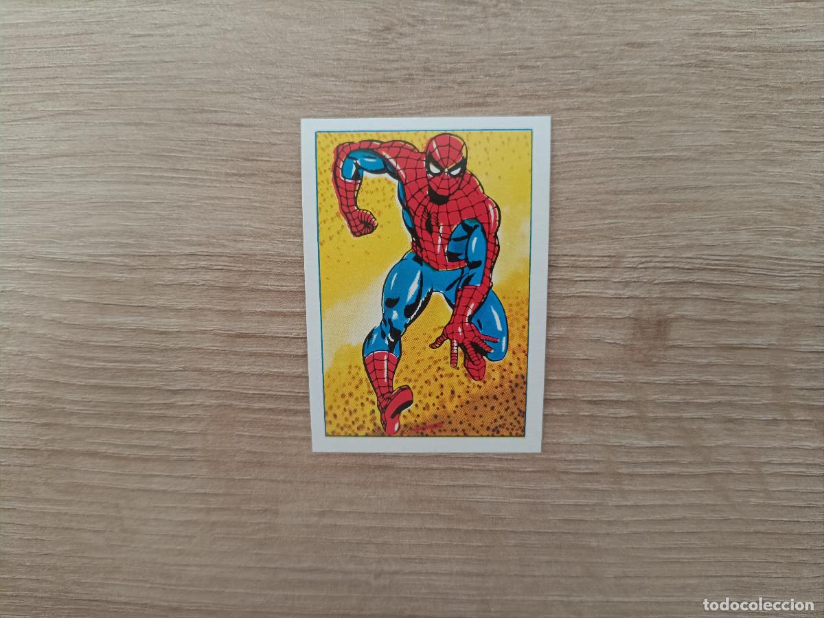 Coleccionismo cromos antiguos: CROMO EDITORIAL FHER 1981 SUPERHEROES 61 EL HOMBRE ARA&Ntilde;A SIN PEGAR NUNCA PEGADO D726