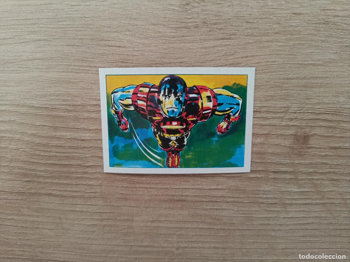 Coleccionismo cromos antiguos: CROMO EDITORIAL FHER 1981 SUPERHEROES 64 EL HOMBRE DE HIERRO SIN PEGAR NUNCA PEGADO D726