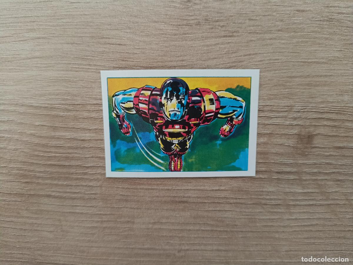 Coleccionismo cromos antiguos: CROMO EDITORIAL FHER 1981 SUPERHEROES 64 EL HOMBRE DE HIERRO SIN PEGAR NUNCA PEGADO D726