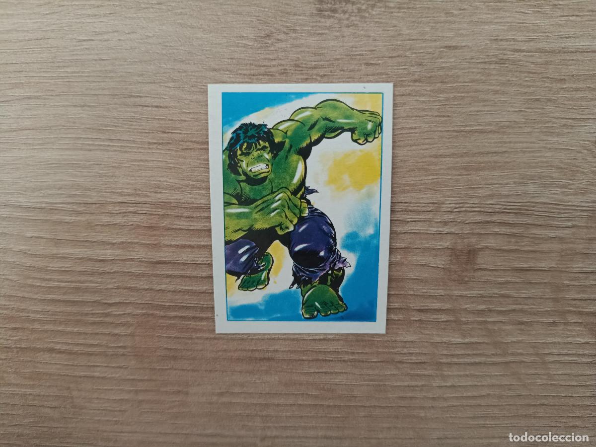Coleccionismo cromos antiguos: CROMO EDITORIAL FHER 1981 SUPERHEROES 75 HULK SIN PEGAR NUNCA PEGADO D726