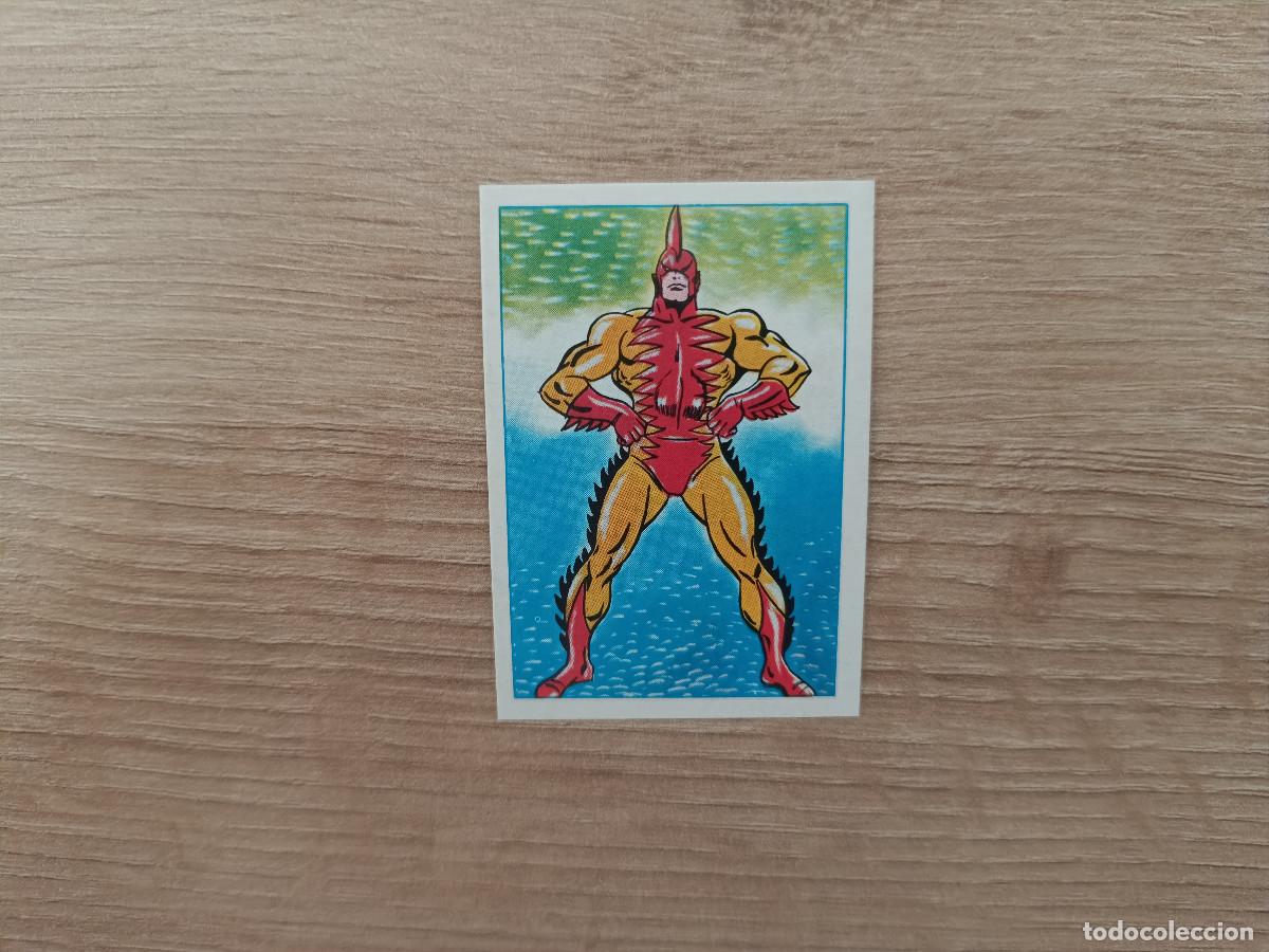 Coleccionismo cromos antiguos: CROMO EDITORIAL FHER 1981 SUPERHEROES 82 TIBURON ASESINO SIN PEGAR NUNCA PEGADO D726