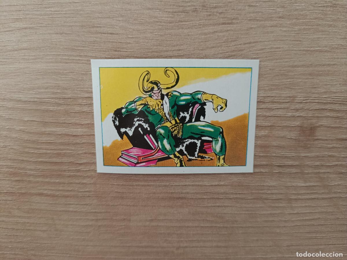 Coleccionismo cromos antiguos: CROMO EDITORIAL FHER 1981 SUPERHEROES 83 LOKI SIN PEGAR NUNCA PEGADO D726