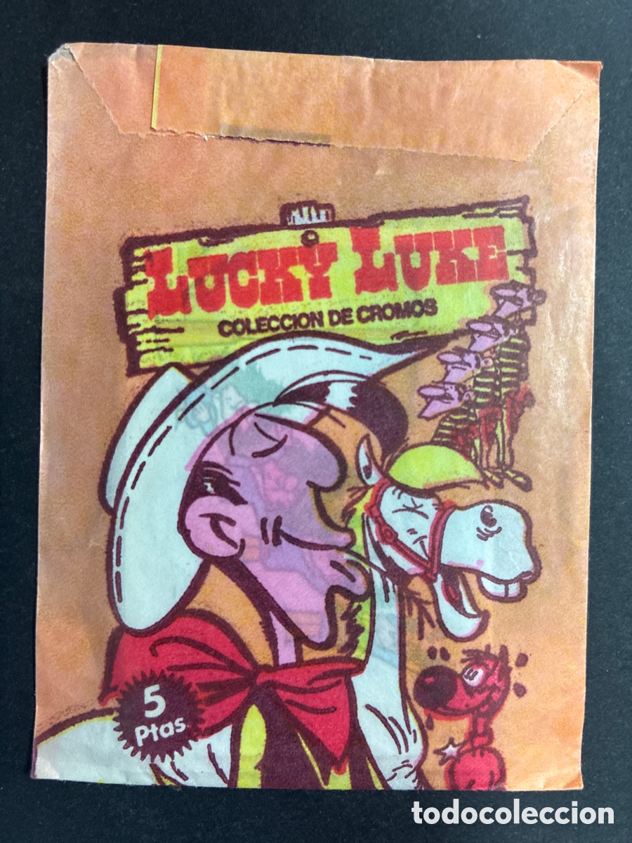 Coleccionismo cromos antiguos: SOBRE CROMOS SIN ABRIR ALBUM SERIE T.V LUCKY LUKE EDITORIAL ESTE